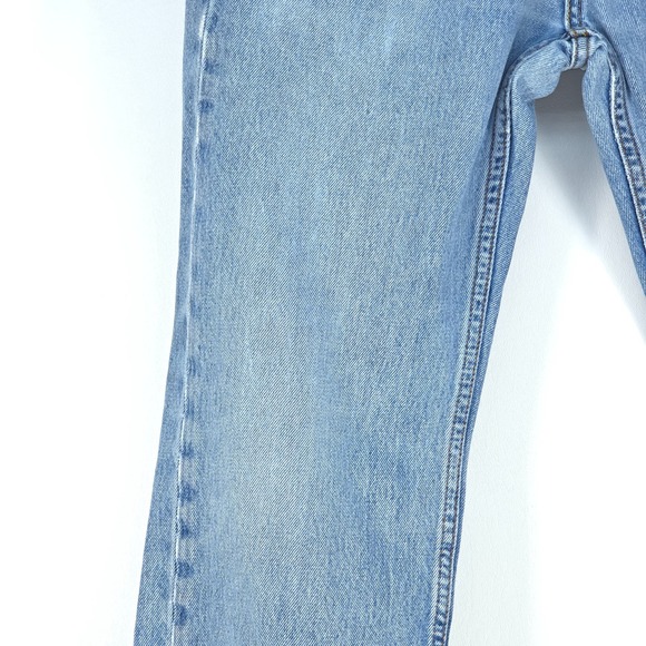 Levi's 505 Denim Jeans Men's 30x30 (30x32) Distressed Biker Regular Fit Straight - Picture 15 of 16